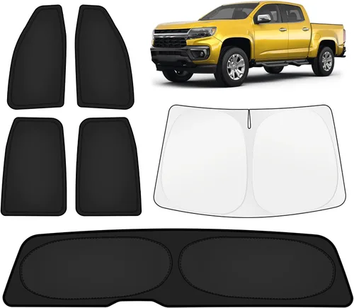 Vista 186 de KUST - Parasol plegable para parabrisas para BMW X1 E84, accesorios 2011 2012 2013 2014 2015, protector de visera de sol ajustable que bloquea
