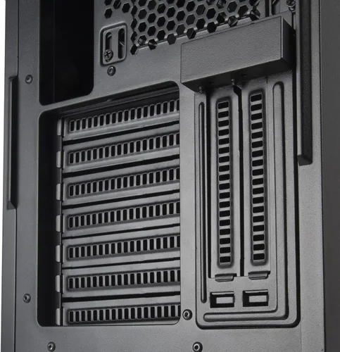 Vista 7 de Silverstone Tecnología Chasis ATX de media torre SETA D1 con alta capacidad de almacenamiento y versatilidad, SST-SED1-B