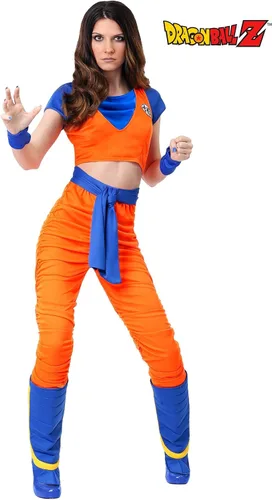 Vista 2 de Disfraz de Goku Femenino