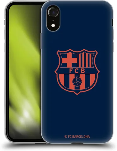 Vista 70 de Head Case Designs Funda de gel suave con licencia oficial del FC Barcelona Barca Crest Graphics [protección de grado militar] compatible con Apple