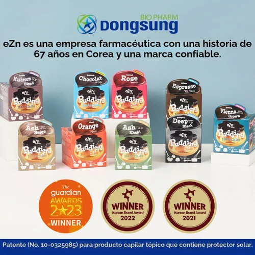 Vista 9 de eZn Tinte para el cabello con pudín (beige ceniza) - Tinte coreano