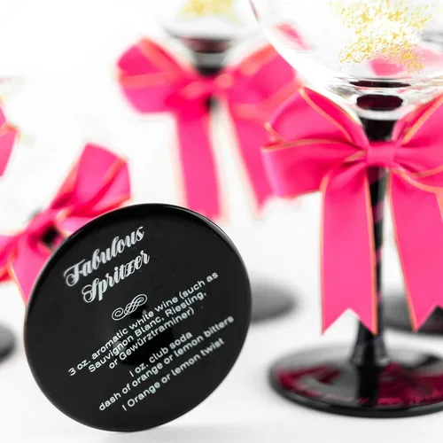 Vista 6 de Copa de vino de cumpleaños 40 y fabulosa para mujer, regalo divertido para mujeres que cumplen cuarenta años, mamá, mejor amiga, tía, hermana