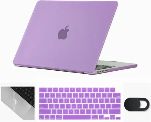 Vista 18 de Se7enline Funda compatible con MacBook Neo de 13 pulgadas, modelo A3404 2026, carcasa dura, cubierta de teclado, cubierta de cámara web, protector