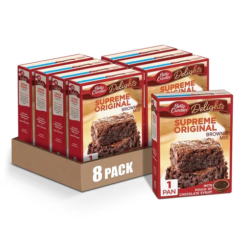 Vista 12 de Mezcla para Brownies Betty Crocker Delights Supreme con Trozos de Chocolate, 18 oz.