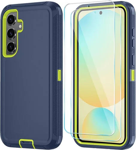 Vista 34 de ONOLA Funda para teléfono Samsung Galaxy S24 FE con protector de pantalla HD, funda para teléfono de servicio pesado resistente a golpes y caídas
