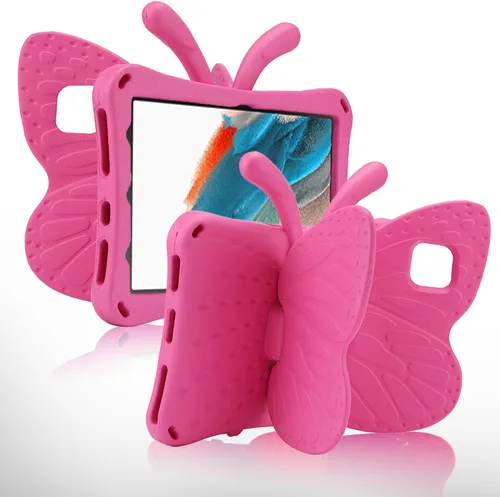Vista 13 de Simicoo Funda de mariposa 3D para iPad 10.2 9 8 7 niños con soporte Lite de espuma EVA a prueba de golpes resistente funda para tableta para niñas