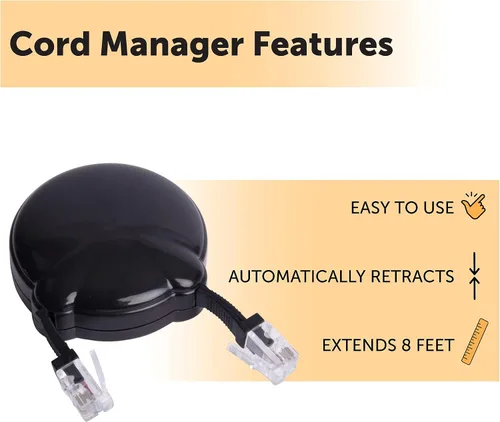 Vista 3 de cordmanager Negro
