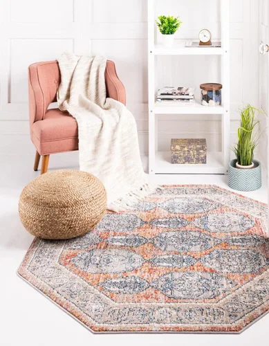 Vista 25 de Unique Loom Lola Collection - Alfombra de área, atrevida (2 pies 2 pulgadas x 3 pies 1 pulgada, rectangular, gris/marfil)