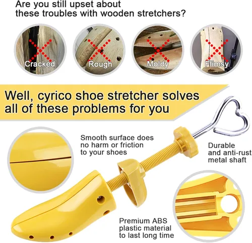 Vista 2 de Shoe Stretcher Women 4-way Shoe Expander Widener Shoe Tree Shape for Wide Feet