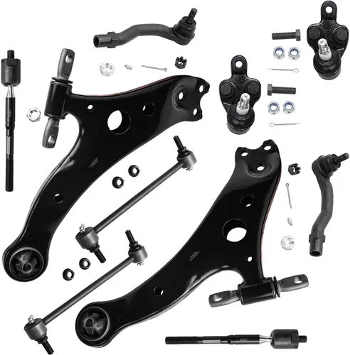 Vista 461 de Detroit Axle - Kit de suspensión frontal de 10 piezas para Dodge Avenger 2008-2014, Chrysler Sebring 2007-2010, 2 brazos de control inferiores, 2