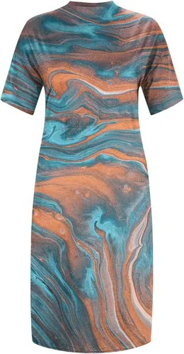 Vista 4 de BTLYUIOAPE Vestidos para mujer 2023 con estampado africano talla grande, vestido Dashiki de manga corta, cuello en V, bolsillos, vestidos hasta