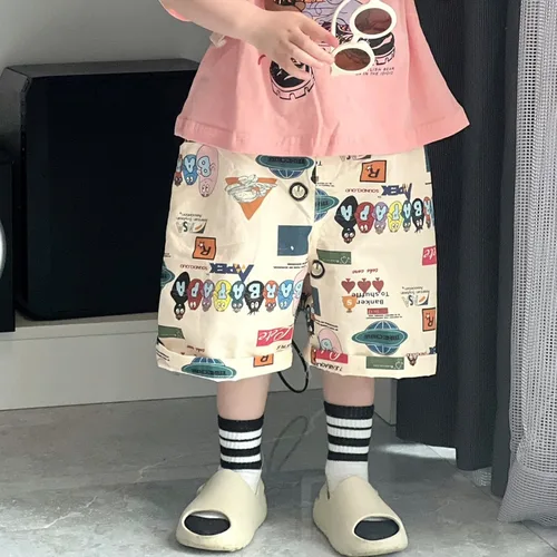 Vista 6 de ZVC Sandalias de verano para niños y niñas, sandalias de playa con correa de velcro, antideslizantes, para el agua, para interiores y exteriores