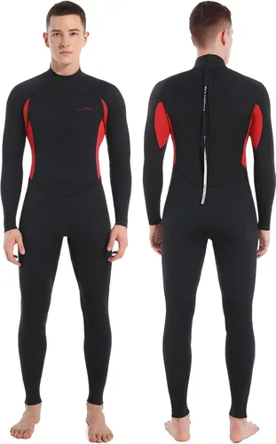 Vista 6 de Dark Lightning Trajes de neopreno para hombres y mujeres, traje de neopreno para hombres/mujeres para aguas frías, traje de neopreno de 3/2 mm