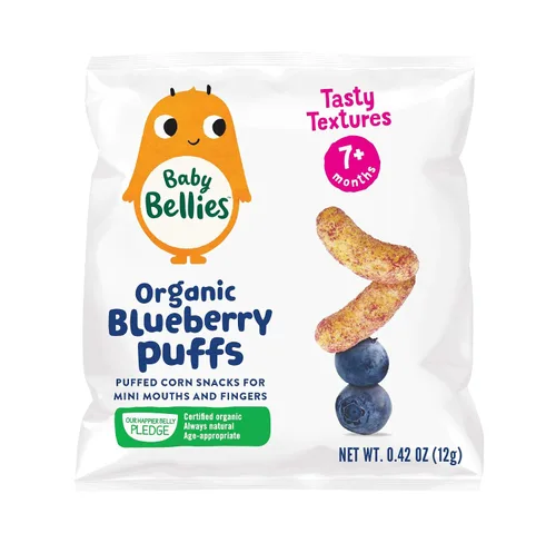 Vista 13 de Little Bellies Bocadillo orgánico de manzana y canela para bebés (paquete de 18 paquetes individuales de 0.42 onzas)