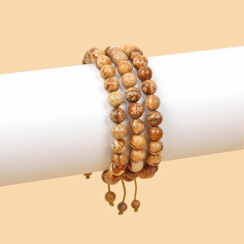 Vista 156 de AD Beads Pulseras de piedras preciosas unisex de 0.315 pulgadas (0.315 in), macramé curativo ajustable de 7 a 9 pulgadas Usa esta pulsera