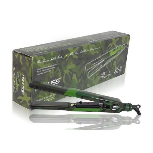 Vista 3 de Turbo Silk - Plancha alisadora de cabello de edición limitada, jirafa, 1 libra