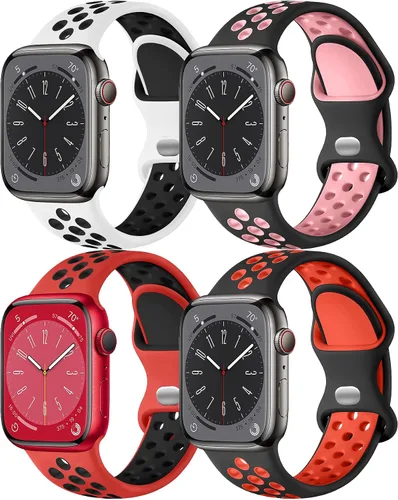 Vista 7 de Correa deportiva para correas de Apple Watch de 1.811 in 1.654 in 1.772 in 1.614 in 1.732 in 1.575 in 1.496 in Ultra/2 1.929 in para mujeres