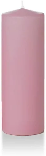 Vista 12 de yummi Caja de 12 velas redondas blancas de 3" x 4