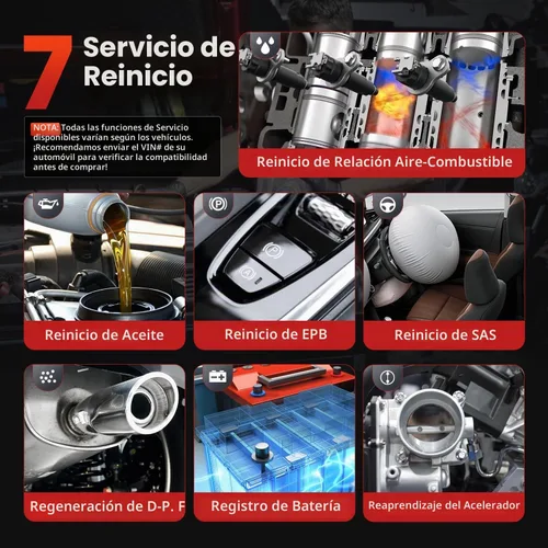 Vista 3 de Autel MaxiDiag MD808 PRO OBD2 Escáner, herramienta de diagnóstico para todos los sistemas, versión mejorada de MD806 MD802, 7 servicios especiales