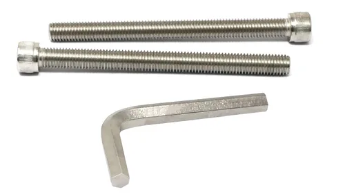 Vista 217 de iexcell Kit de tornillos de cabeza hexagonal de acero inoxidable 304, 100 unidades M2 x 0.157 in, paso de rosca de 0.016 in