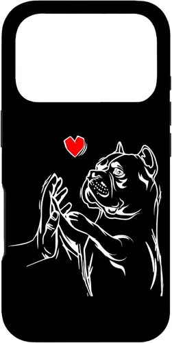 Vista 30 de American Bully Love Cute Pitbull Dog Mom Funny Girls Case for iPhone 17