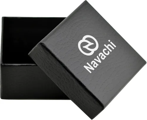 Vista 2 de Navachi Broches de cobre chapado en oro de 18 quilates con circonita cúbica