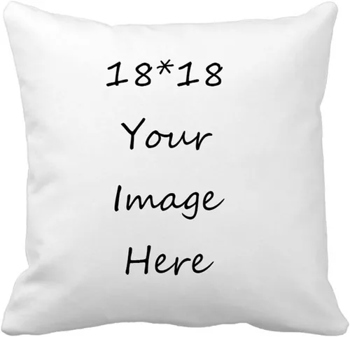 Vista 15 de Funda de almohada personalizada, funda de almohada creativa, regalos personalizados para tus seres queridos (14 x 14 pulgadas, blanco)