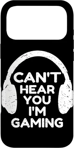 Vista 22 de Gaming Phone Case Gamer Gift Funny Cant Hear You I'm Gaming Case for iPhone 17