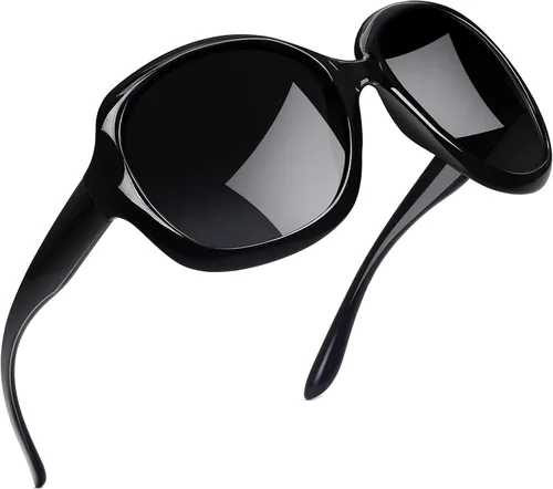 Vista 146 de Joopin Lentes de sol de gran tamaño para mujer, polarizados, grandes, para conducción, protección UV, grandes sombras
