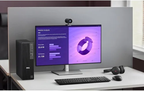 Vista 7 de Dell Escritorio empresarial Pro Slim QCS1250, nueva versión OptiPlex, Intel Core i7-14700 (20 núcleos, 28 hilos), 32 GB DDR5 RAM, 1 TB PCIe SSD