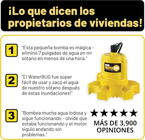 Vista 10 de Bomba sumergible con tecnología multiflujo WAYNE WWB WaterBUG