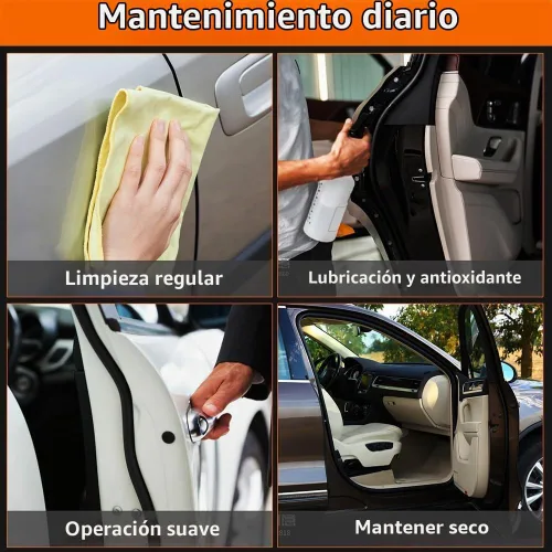 Vista 6 de Actuador eléctrico de bloqueo de puerta elevadora compatible con QX56 Quest 2004-2010, FX35 FX45 2003-2008, 2005-2010 Armada Ensamblaje de pestillo