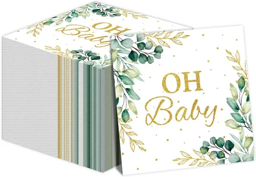 Vista 11 de Servilletas de béisbol para decoración de fiesta de cumpleaños, temática deportiva, servilletas de papel desechables para niños, baby shower