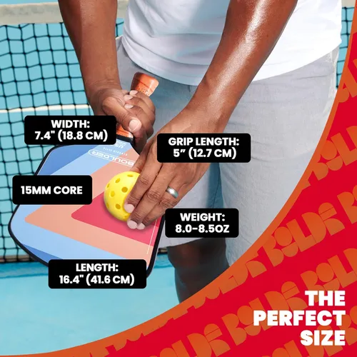 Vista 7 de Boulder Carbon Fiber Pickleball Paddle T700 Carbon Fiber USAPA Approved, with Honeycomb Polymer Core Pickleball Racket for Beginner &