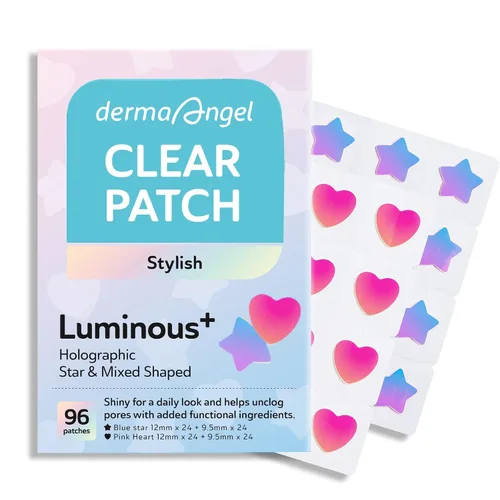 Vista 9 de DERMA ANGEL Parches grandes para espinillas para nariz, mentón y frente, poros de brotes y tratamiento de manchas, parches para acné hidrocoloide