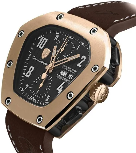 Vista 2 de Tonino Lamorghini Reloj cronógrafo automático Spyderleggero oro rosa titanio TLF-T07-5