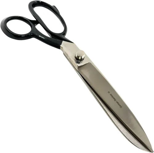 Vista 4 de Juego de 3 tijeras de sastre alemanas de alta calidad (6", 8", 10") – Tijeras de corte de tela resistentes para costura, costura y tapicería