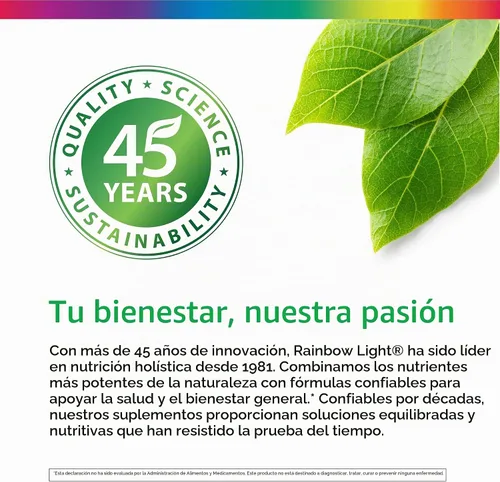 Vista 6 de Rainbow Light Aceite de orégano con aceite de semilla negra 90 cápsulas