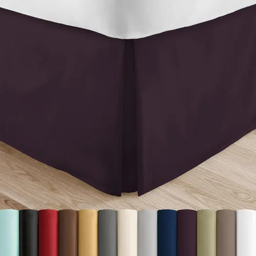 Vista 17 de Falda de cama Linen Market - Microfibra ultra suave - Ajuste fácil con caída a medida de 14 pulgadas - Calidad de hotel, resistente al encogimiento