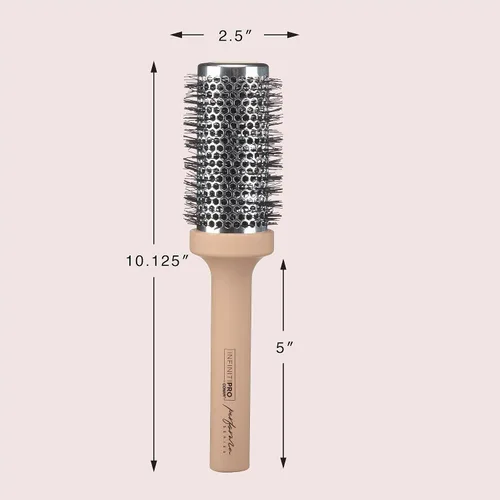 Vista 5 de InfinitiPro by Conair - Cepillo para el cabello - Cepillo redondo - Cepillo redondo para soplar - Diseñado para retener el calor y el flujo de aire