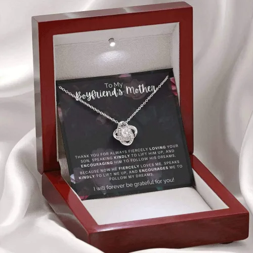 Vista 5 de Collar con caja de regalo para mamá de mi novio 54