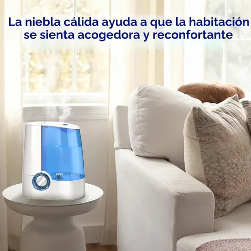 Vista 3 de Humidificador Vicks, de rocío cálido con apagado automático., V745A/V745-JUV, gris, 1, 1