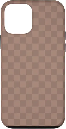 Vista 16 de Chic Brown Checkered Checkerboard Pattern Trendy Case for iPhone 16