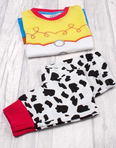 Vista 2 de Disney Toy Story Pijama de Jessie para niñas, camiseta larga o corta, Blanco