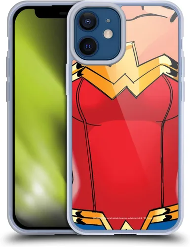 Vista 90 de Head Case Designs Funda de gel suave con licencia oficial de Wonder Woman DC Comics Classic Logos compatible con Apple iPhone 7 Plus/iPhone 8 Plus