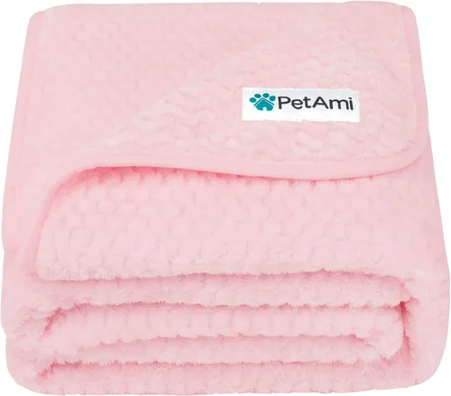 Vista 18 de PetAmi Manta impermeable para perro, manta a prueba de fugas para perros pequeños y medianos, protector de sofá y muebles, manta de forro polar