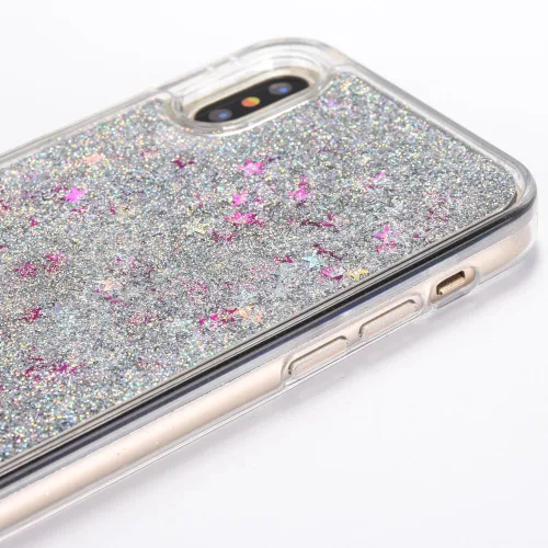 Vista 3 de Funda para iPhone Xs Max, funda para teléfono Apple iPhone Xs Max de 6.5 pulgadas 2018 (plateada)
