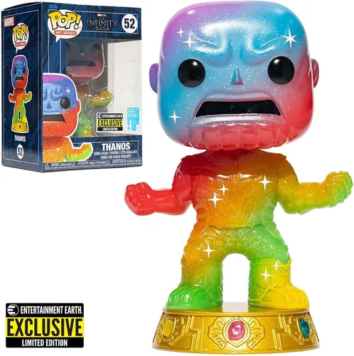 Vista 9 de Funko Marvel Infinity Saga Thanos Art Series Pop! Figura de vinilo con pop premium! Protector Entertainment Earth Exclusivo