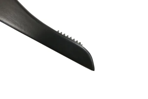 Vista 2 de NAHANCO Perchas de madera para bebés/bebés, negro de bajo brillo - 25/CTN.