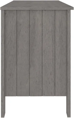 Vista 6 de Escritorio de madera para computadora con un cajón y una puerta para oficina en casa, escritorio ejecutivo, escritorio de estudio, escritorio